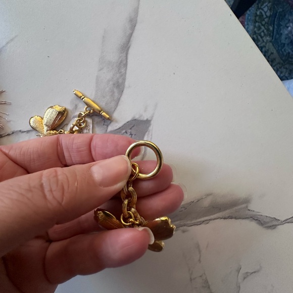 Jennifer Behr Gold Butterfly Charm Bracelet - Picture 8 of 9